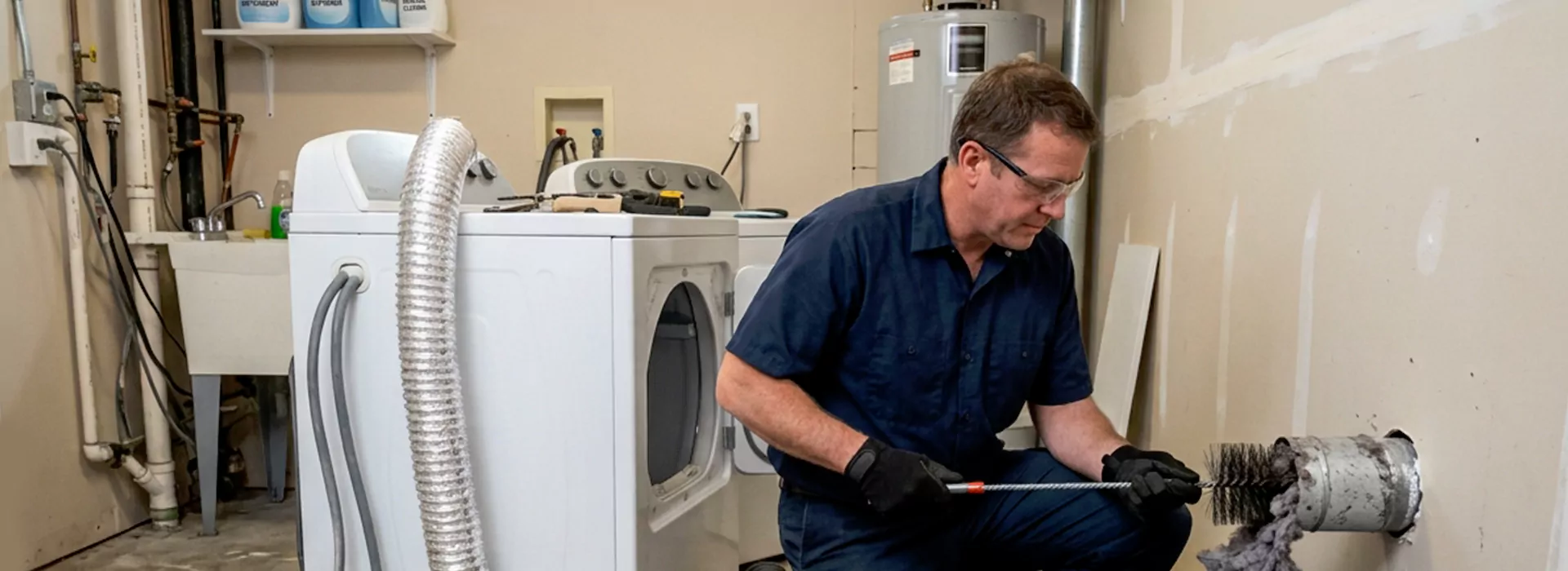 Clogged Dryer Vent Repair in West New York, New Jersey