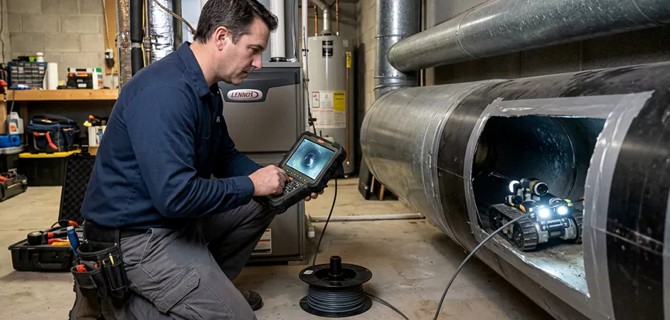 Robotic Duct Inspection in West New York, NJ