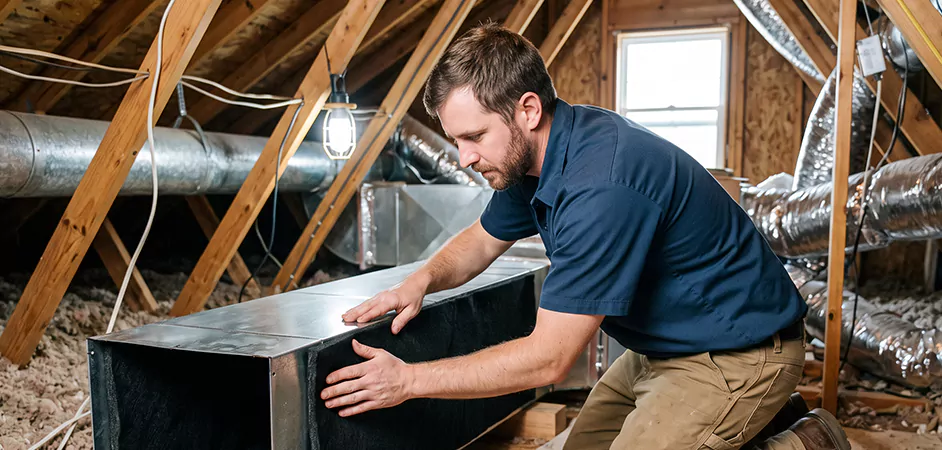 Acoustic Duct Liner Installation in West New York
