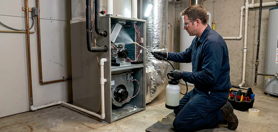 Air Handler Antimicrobial Treatment in West New York