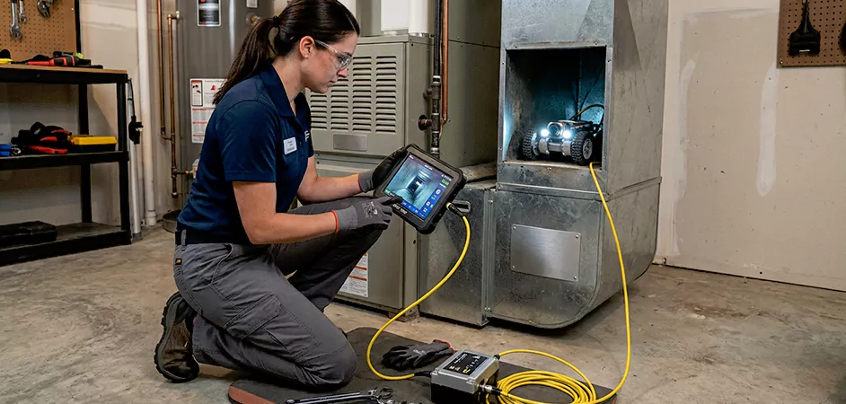 Robotic Duct Inspection in West New York
